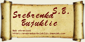 Srebrenka Bujuklić vizit kartica